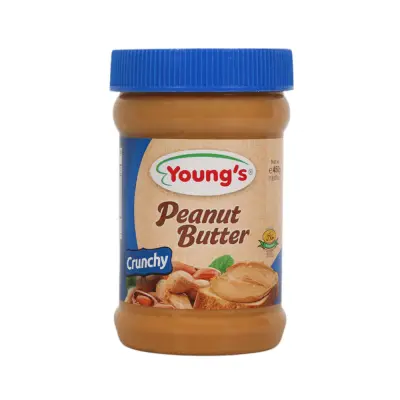 YOUNGS PEANUT BUTTER CRUNCHY 450GM