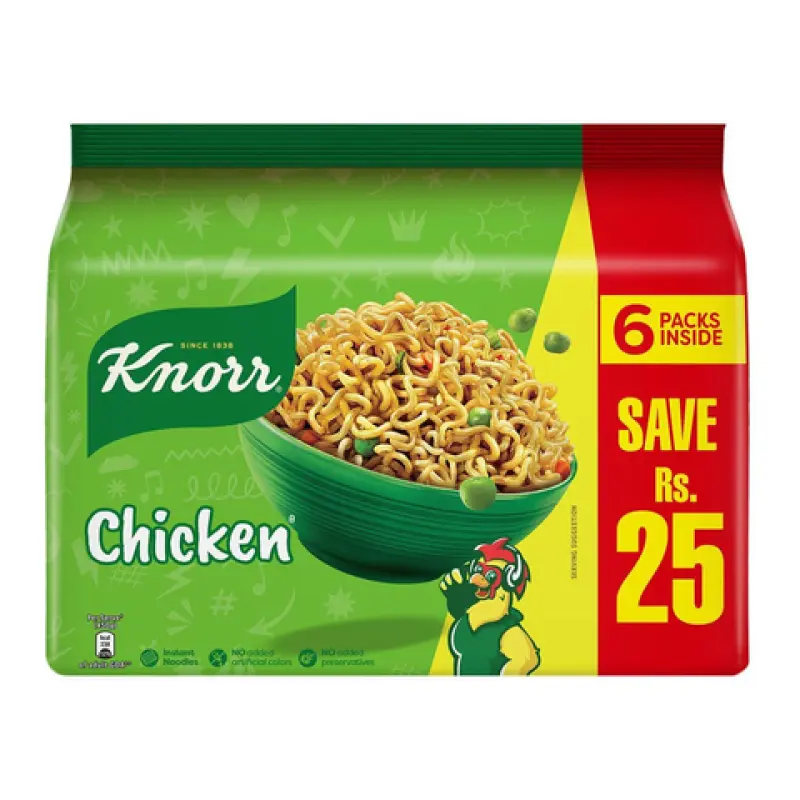 KNORR NODDLES CHICKEN 300GM 6 PACK