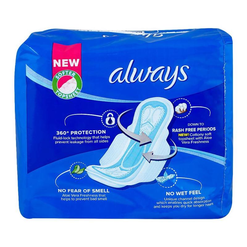 ALWAYS MAXI ALOE VERA 10PADS XL