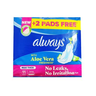 ALWAYS MAXI ALOE VERA 11PADS L
