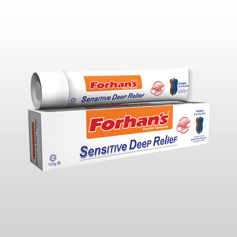 FORHANS SENSITIVE DEEP RELIEF 100G