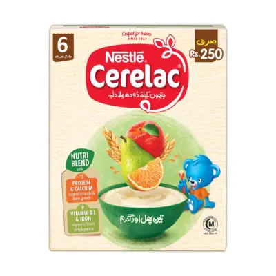 NESTLE CERELAC 3 FRUIT AND WHEAT 100GM