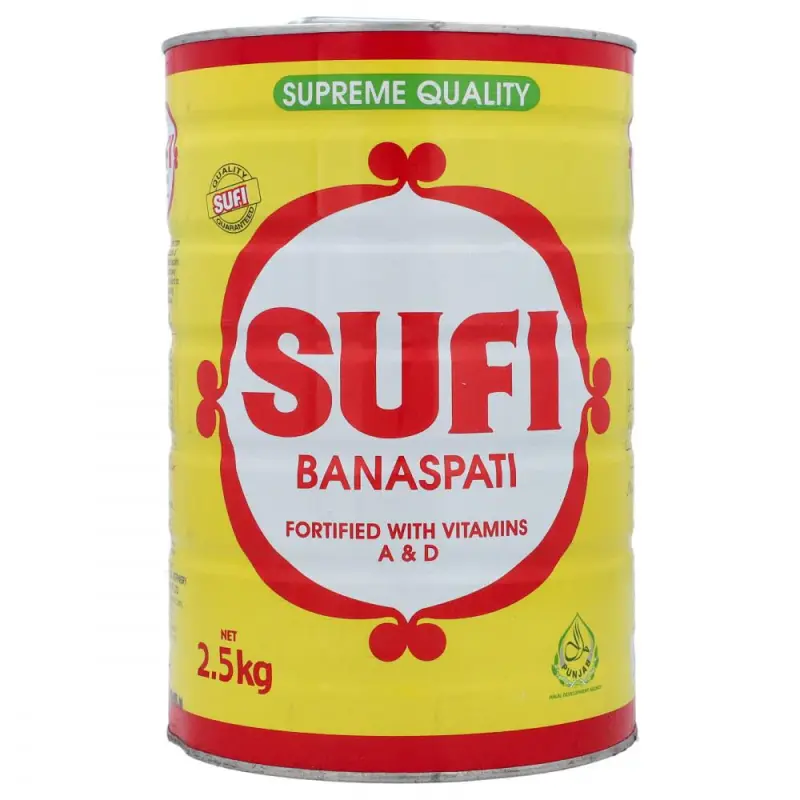 GHEE SUFI 2.5KG TIN