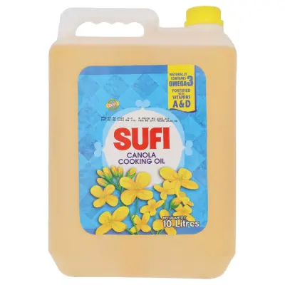 SUFI CANOLA COOKING OIL 10LTR J-CAN
