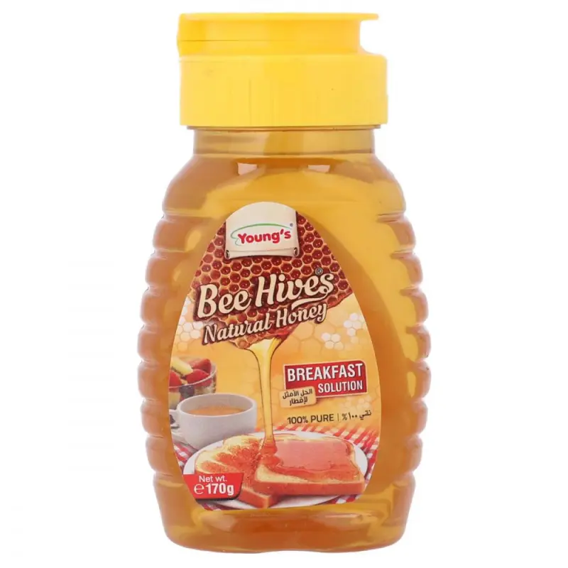 YOUNGS BEE HIVES NATURAL HONEY 125GM