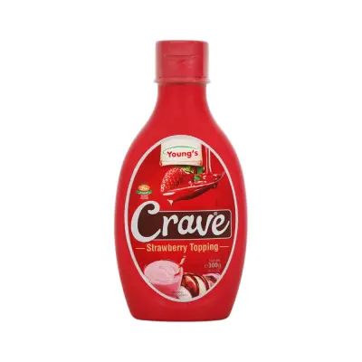 YOUNGS CRAVE STRAWBERRY TOPPING 300GRAM