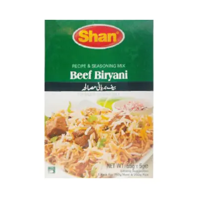 SHAN BEEF BIRYANI MASALA 55G