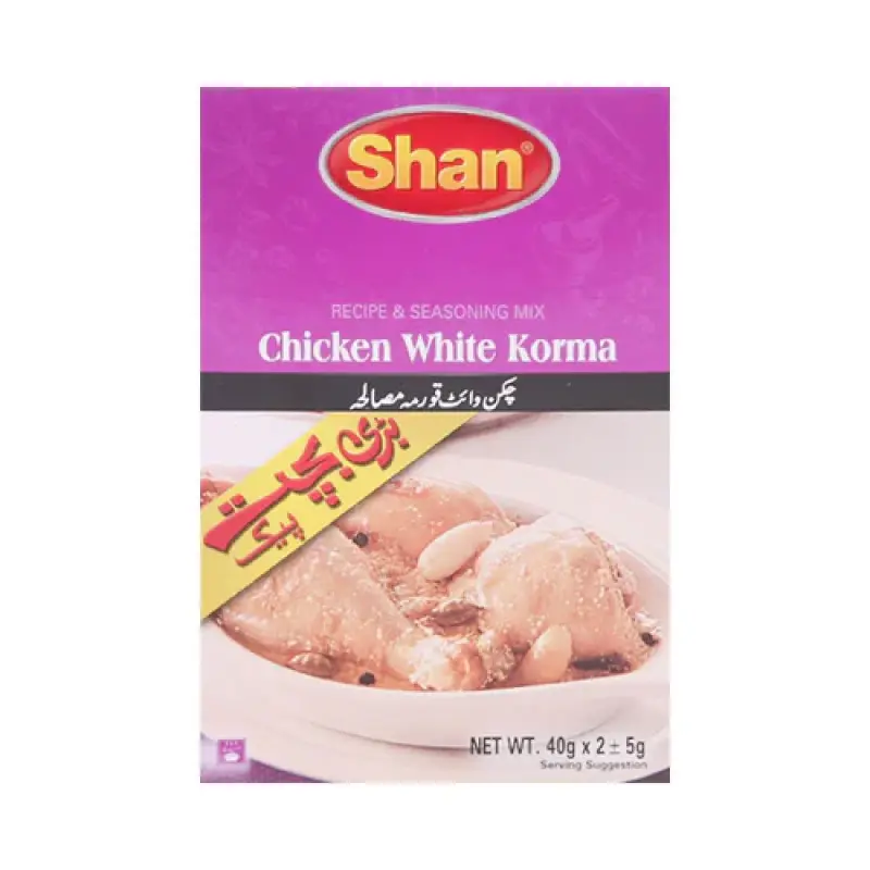 SHAN CHICKEN WHITE KORMA 80G