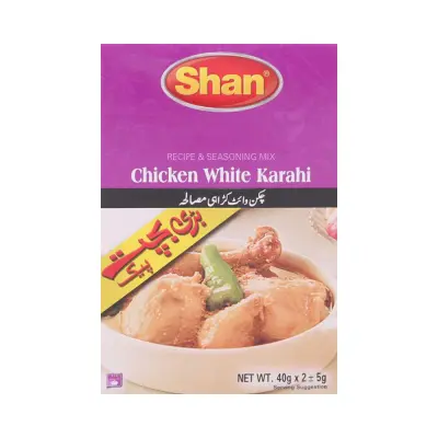 SHAN CHICKEN WHITE KARAHI  2 X 40G