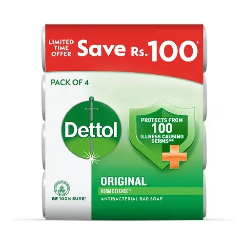 DETTOL ORIGNAL SOAP 4 BARS 110GM