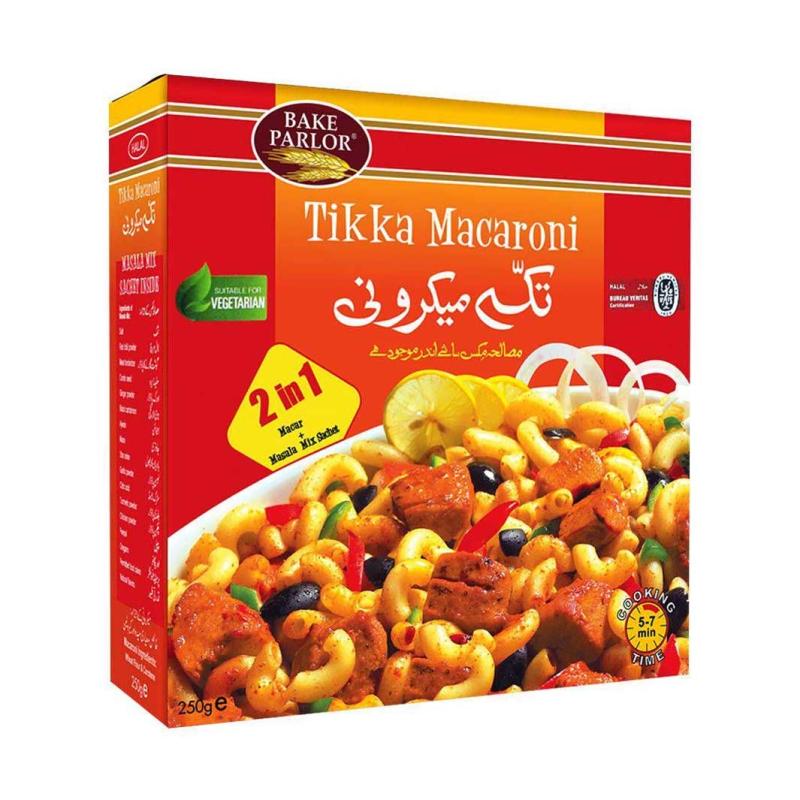 BAKE PARLOR TIKKA MACRONI 250GM