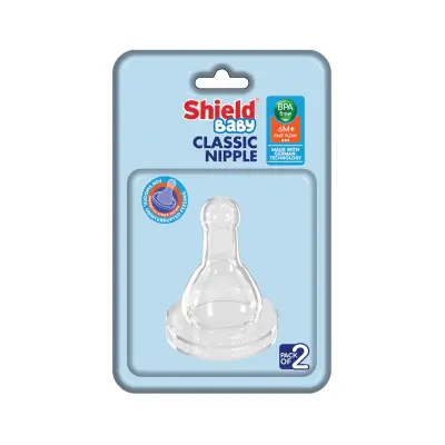 SHIELD BABY CLASSIC NIPPLE 6M+ SMF