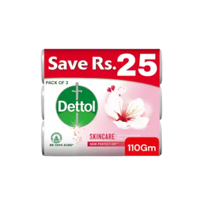 DETTOL SOAP SKINCARE 3 IN 1 80GM