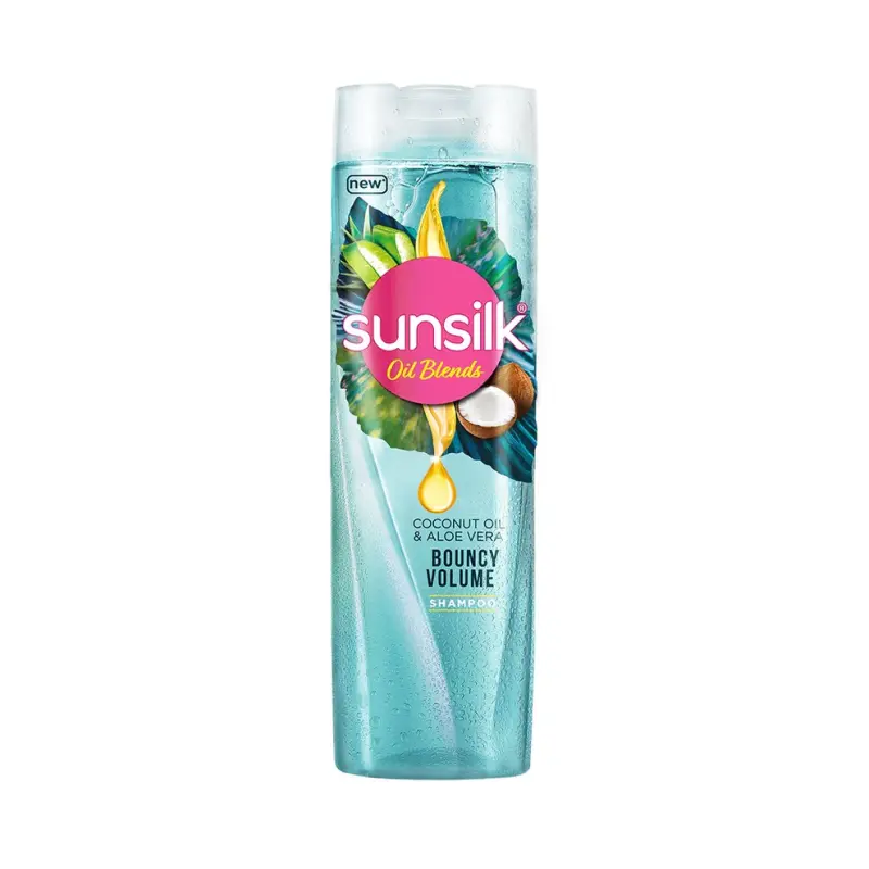 SUNSILK COCONUT OIL& ALOE VERA SHMP 380ML