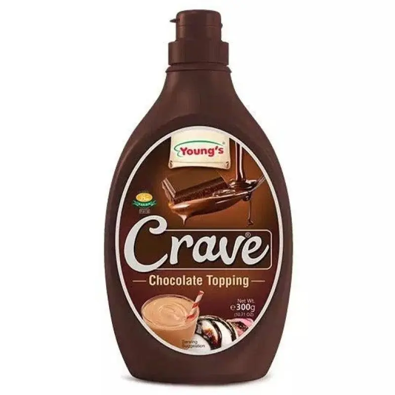YOUNG CRAVE TOPPING CHOCOLATE 300GM